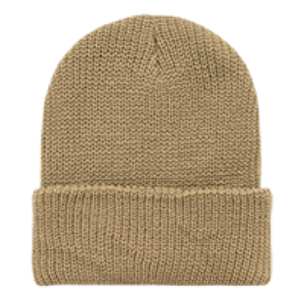 Decky GI Watch Cap – Cuffed Knit Beanie Hat | 600 - Khaki