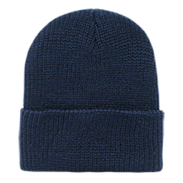 Decky GI Watch Cap – Cuffed Knit Beanie Hat | 600 - Navy