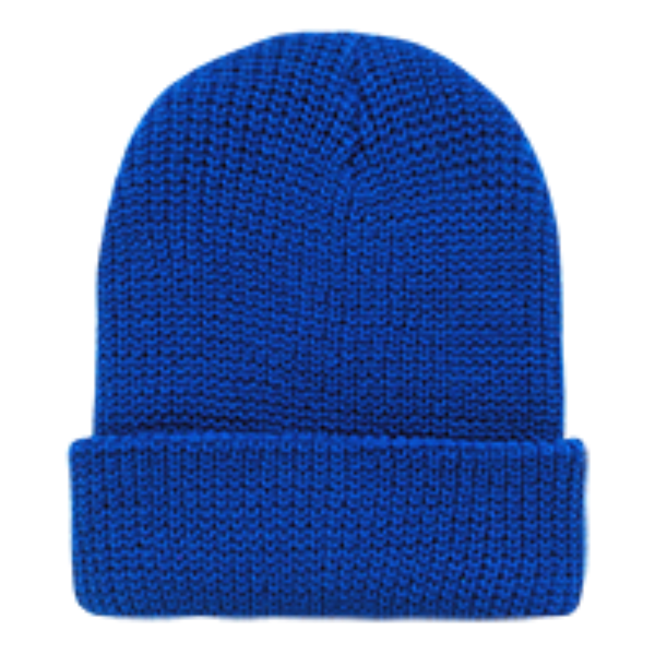 Decky GI Watch Cap – Cuffed Knit Beanie Hat | 600 - Royal