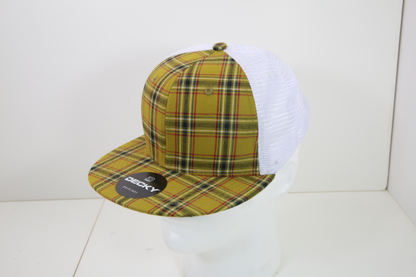 Decky-207-6 Panel Mid Profile Structured Acrylic/Polyester Cap