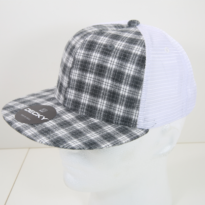 Decky-214-6 Panel Low Profile Structured Cotton Trucker