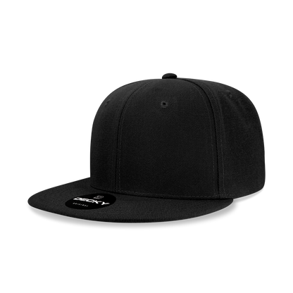 Decky-6020-6 Panel High Profile Structured Acrylic/Polyester Snapback