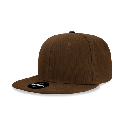 Decky-6020-6 Panel High Profile Structured Acrylic/Polyester Snapback