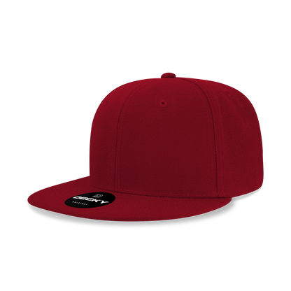Decky-6020-6 Panel High Profile Structured Acrylic/Polyester Snapback