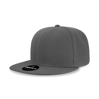 Decky-6020-6 Panel High Profile Structured Acrylic/Polyester Snapback