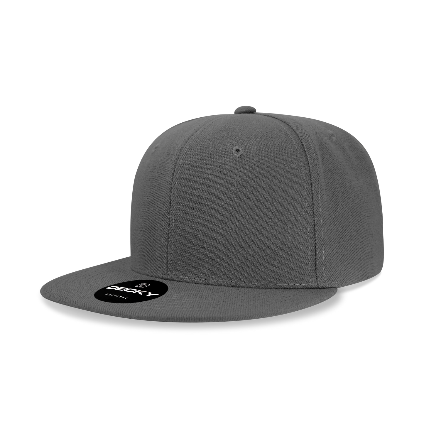 Decky-6020-6 Panel High Profile Structured Acrylic/Polyester Snapback
