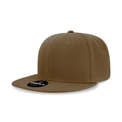 Decky-6020-6 Panel High Profile Structured Acrylic/Polyester Snapback
