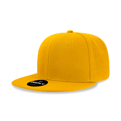 Decky-6020-6 Panel High Profile Structured Acrylic/Polyester Snapback
