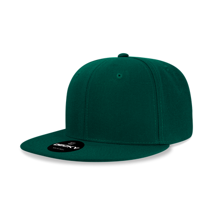Decky-6020-6 Panel High Profile Structured Acrylic/Polyester Snapback