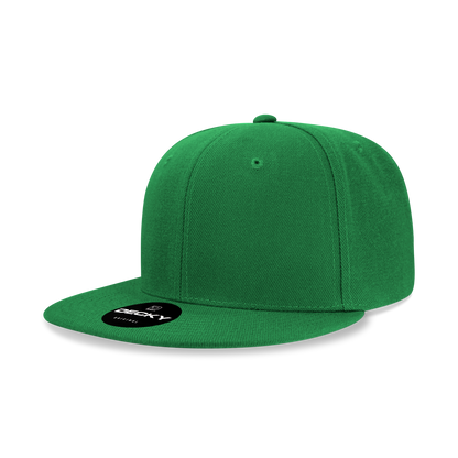 Decky-6020-6 Panel High Profile Structured Acrylic/Polyester Snapback