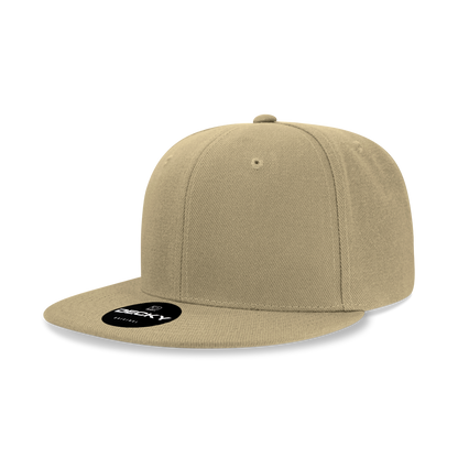 Decky-6020-6 Panel High Profile Structured Acrylic/Polyester Snapback