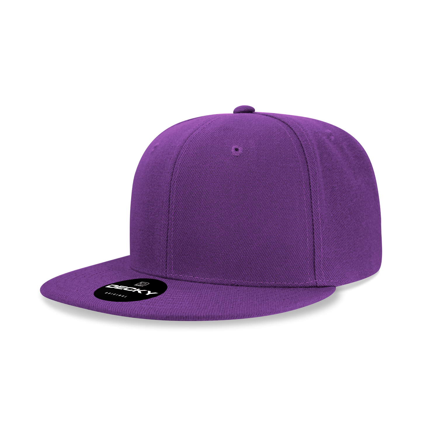 Decky-6020-6 Panel High Profile Structured Acrylic/Polyester Snapback