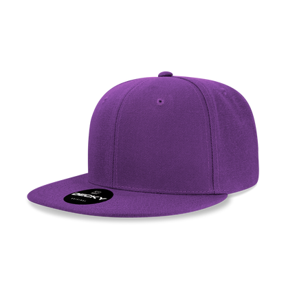 Decky-6020-6 Panel High Profile Structured Acrylic/Polyester Snapback