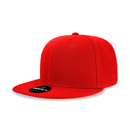 Decky-6020-6 Panel High Profile Structured Acrylic/Polyester Snapback