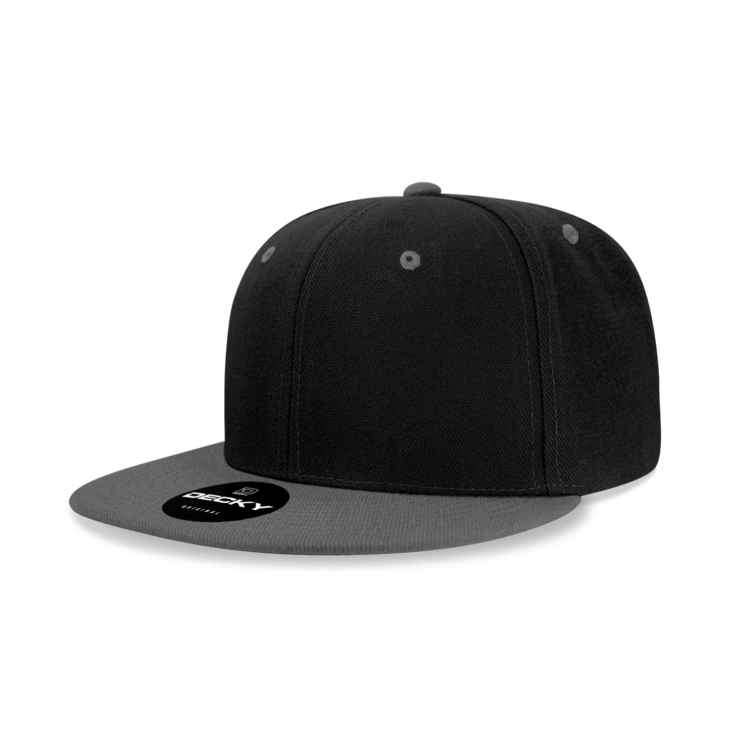 Decky-6020-6 Panel High Profile Structured Acrylic/Polyester Snapback