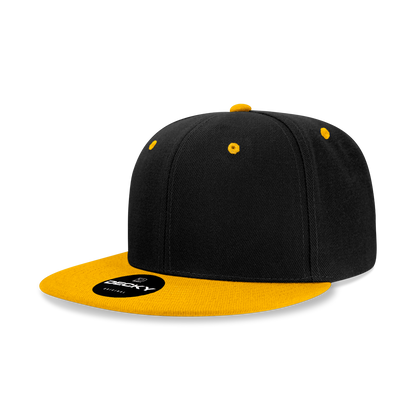 Decky-6020-6 Panel High Profile Structured Acrylic/Polyester Snapback