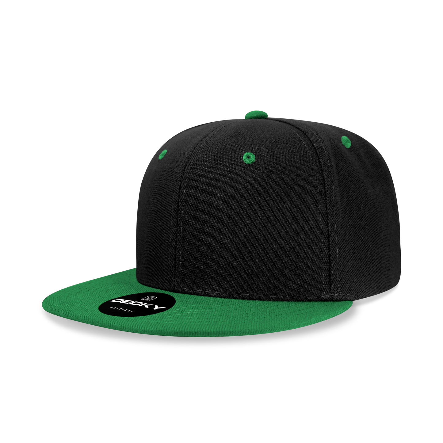 Decky-6020-6 Panel High Profile Structured Acrylic/Polyester Snapback
