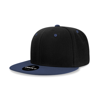 Decky-6020-6 Panel High Profile Structured Acrylic/Polyester Snapback