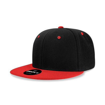 Decky-6020-6 Panel High Profile Structured Acrylic/Polyester Snapback
