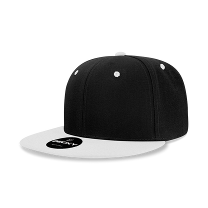 Decky-6020-6 Panel High Profile Structured Acrylic/Polyester Snapback
