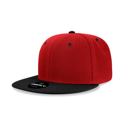 Decky-6020-6 Panel High Profile Structured Acrylic/Polyester Snapback