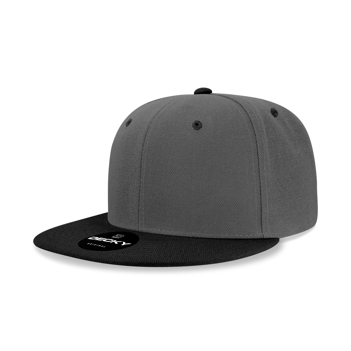 Decky-6020-6 Panel High Profile Structured Acrylic/Polyester Snapback