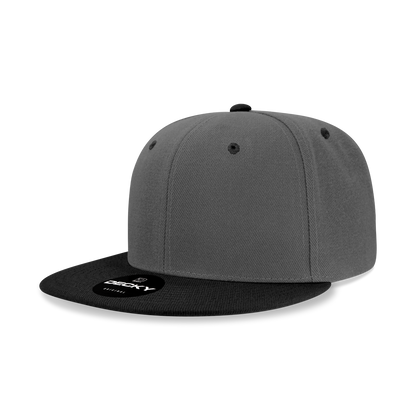 Decky-6020-6 Panel High Profile Structured Acrylic/Polyester Snapback