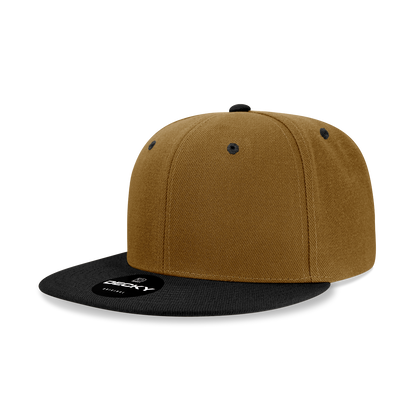 Decky-6020-6 Panel High Profile Structured Acrylic/Polyester Snapback