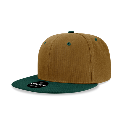 Decky-6020-6 Panel High Profile Structured Acrylic/Polyester Snapback