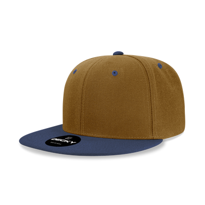 Decky-6020-6 Panel High Profile Structured Acrylic/Polyester Snapback