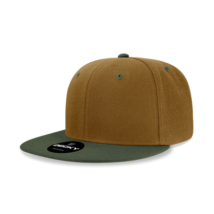Decky-6020-6 Panel High Profile Structured Acrylic/Polyester Snapback