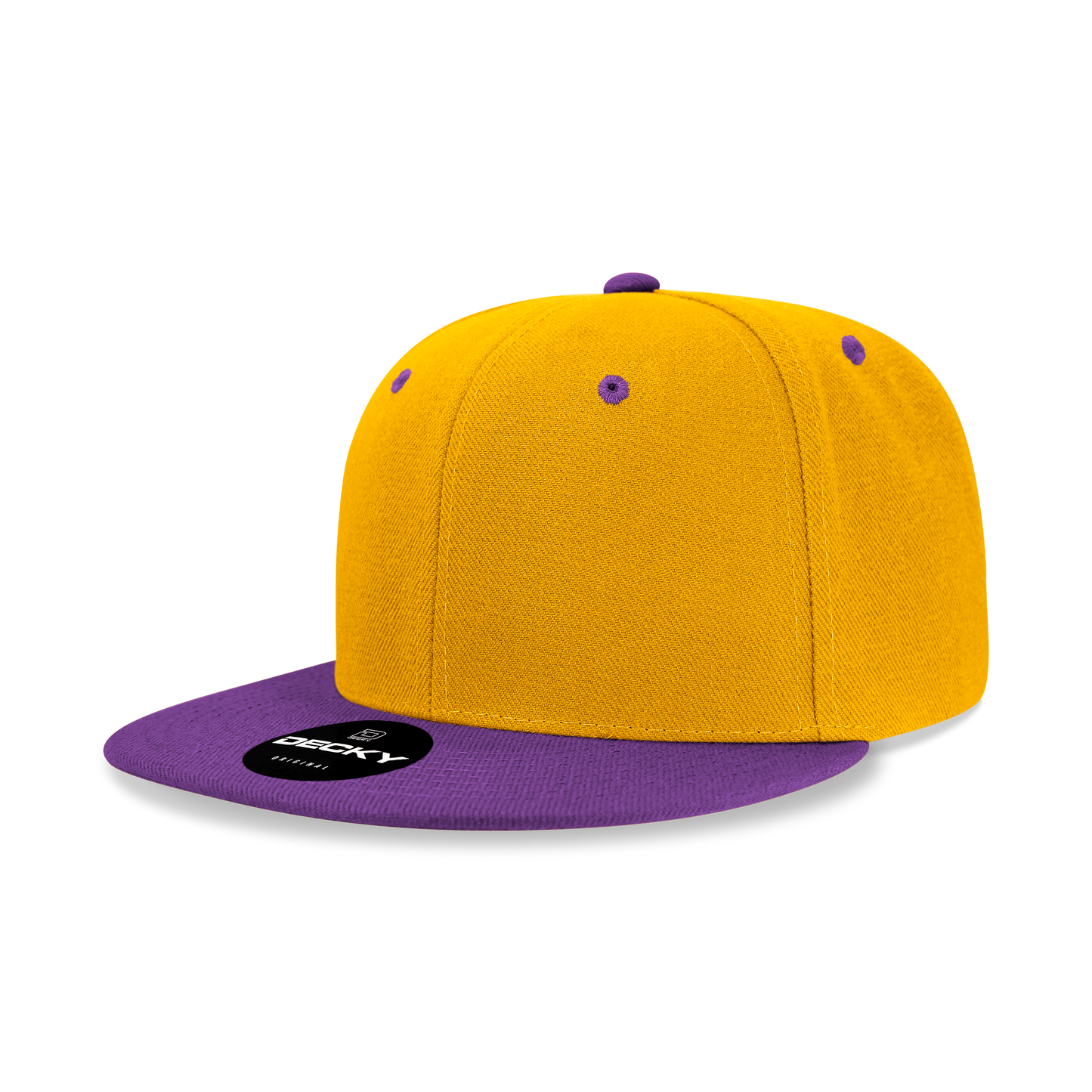 Decky-6020-6 Panel High Profile Structured Acrylic/Polyester Snapback