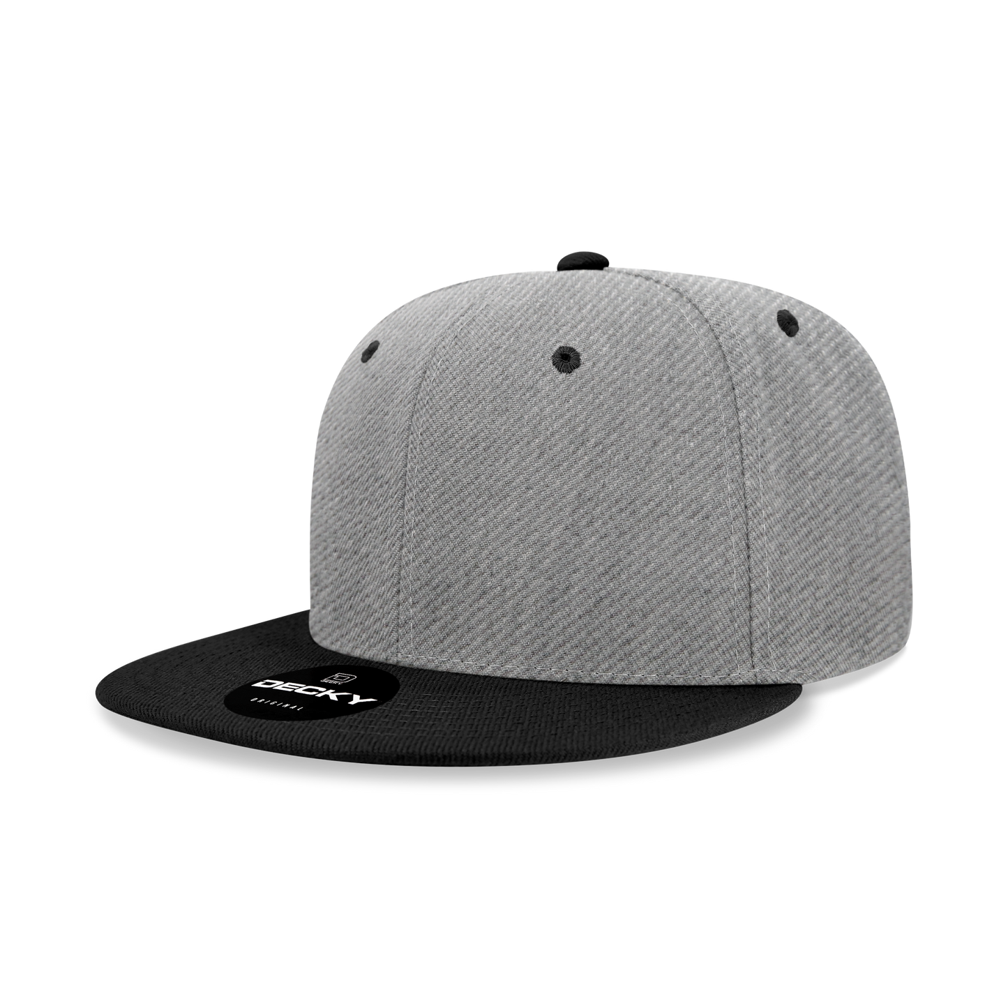 Decky-6020-6 Panel High Profile Structured Acrylic/Polyester Snapback