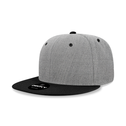 Decky-6020-6 Panel High Profile Structured Acrylic/Polyester Snapback