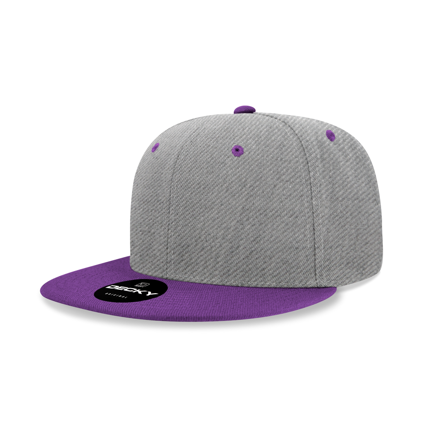 Decky-6020-6 Panel High Profile Structured Acrylic/Polyester Snapback
