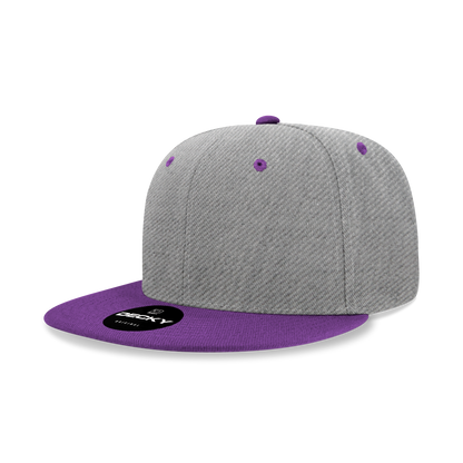Decky-6020-6 Panel High Profile Structured Acrylic/Polyester Snapback