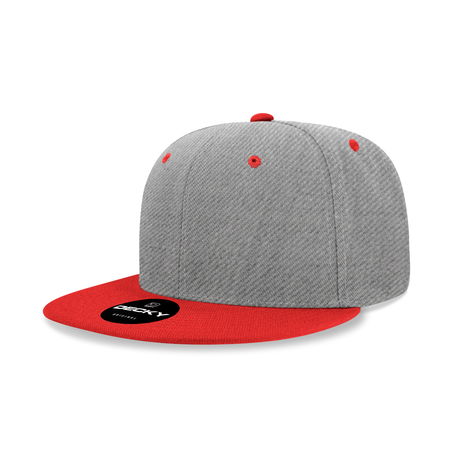 Decky-6020-6 Panel High Profile Structured Acrylic/Polyester Snapback