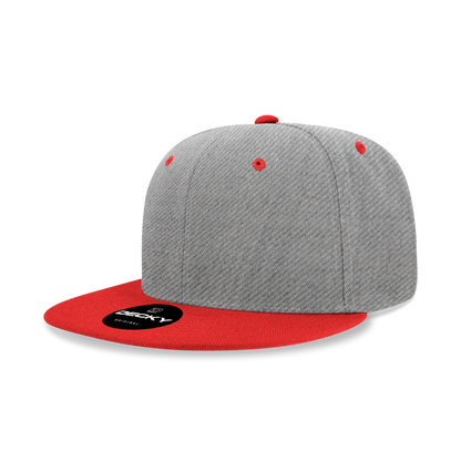Decky-6020-6 Panel High Profile Structured Acrylic/Polyester Snapback