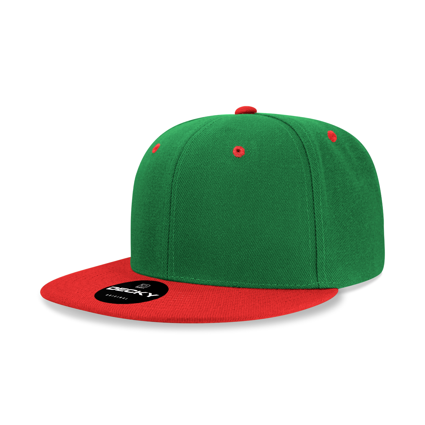 Decky-6020-6 Panel High Profile Structured Acrylic/Polyester Snapback