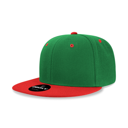 Decky-6020-6 Panel High Profile Structured Acrylic/Polyester Snapback