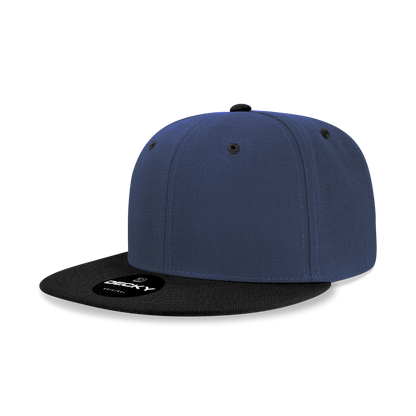 Decky-6020-6 Panel High Profile Structured Acrylic/Polyester Snapback
