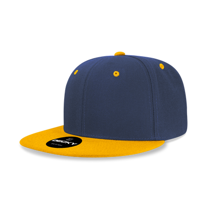 Decky-6020-6 Panel High Profile Structured Acrylic/Polyester Snapback