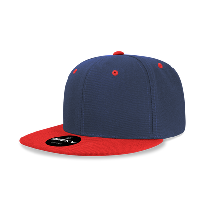Decky-6020-6 Panel High Profile Structured Acrylic/Polyester Snapback