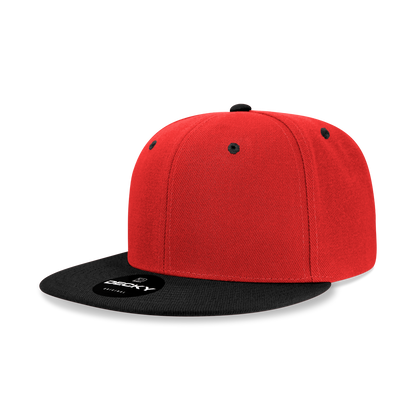 Decky-6020-6 Panel High Profile Structured Acrylic/Polyester Snapback