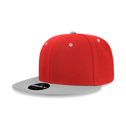 Decky-6020-6 Panel High Profile Structured Acrylic/Polyester Snapback