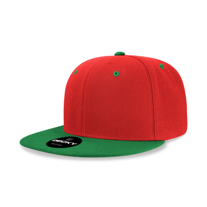 Decky-6020-6 Panel High Profile Structured Acrylic/Polyester Snapback