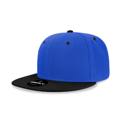 Decky-6020-6 Panel High Profile Structured Acrylic/Polyester Snapback