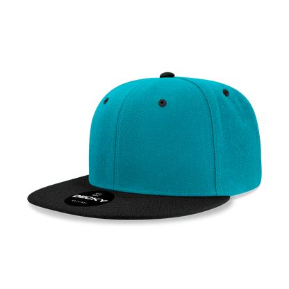 Decky-6020-6 Panel High Profile Structured Acrylic/Polyester Snapback