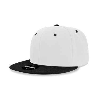 Decky-6020-6 Panel High Profile Structured Acrylic/Polyester Snapback