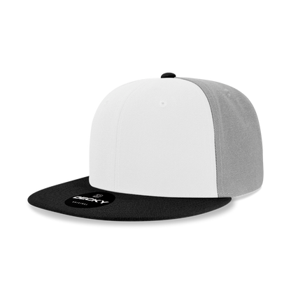 Decky-6020-6 Panel High Profile Structured Acrylic/Polyester Snapback